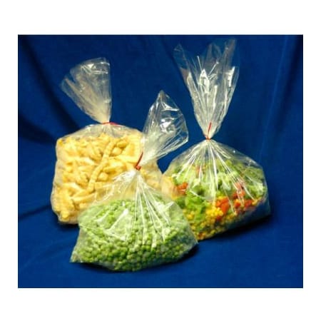 Co Extruded Bottom Gusset Poly Bags, 15W X 11L, 1 Mil, Clear, 500/Pack